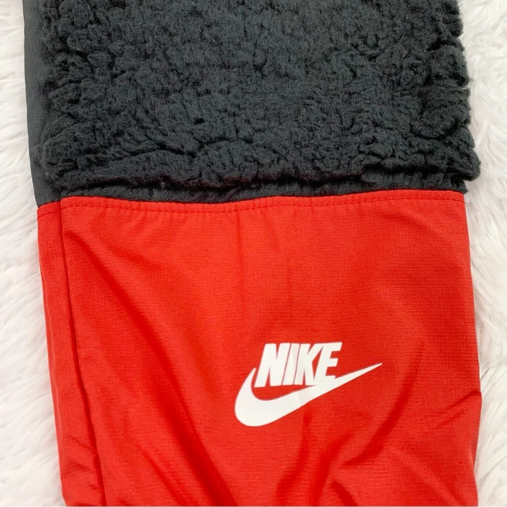 Nike Kids Black and Red‎ sherpa Track Pants joggers pants